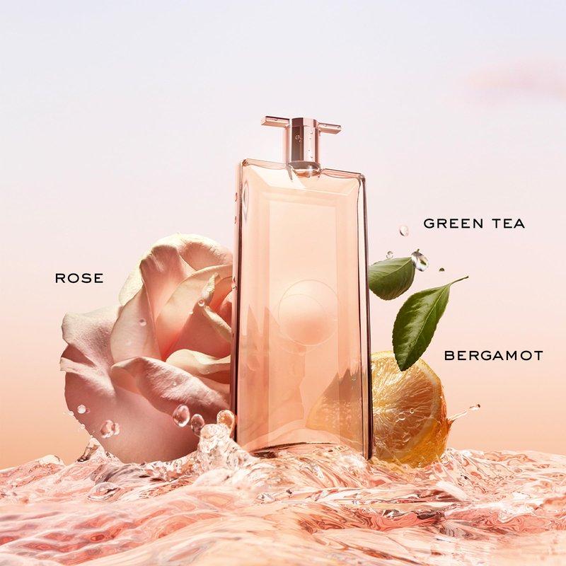 Lancôme Idôle Eau de Toilette - Fresh & Energizing Women's Perfume - Long Lasting Fragrance with Notes of Green Tea, Blooming Roses & Fresh Bergamot - 1.7 Fl Oz