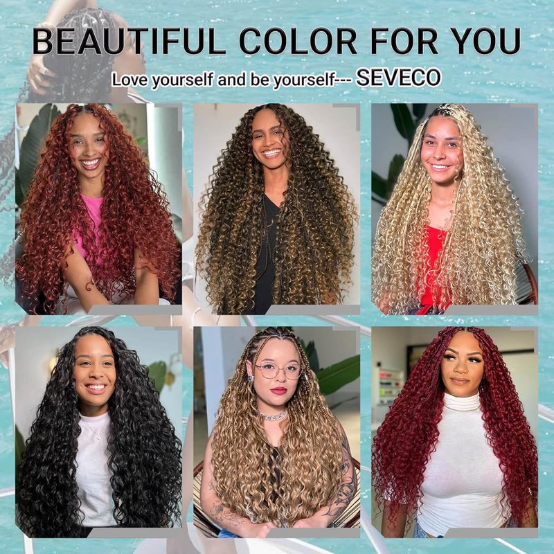 Skiennix 26-Inch Human Braiding Hair - 120g 12A Deep Wave Bulk Curly Bundles for Knotless Boho Braids | Natural Color, 3 Bundles/Pack