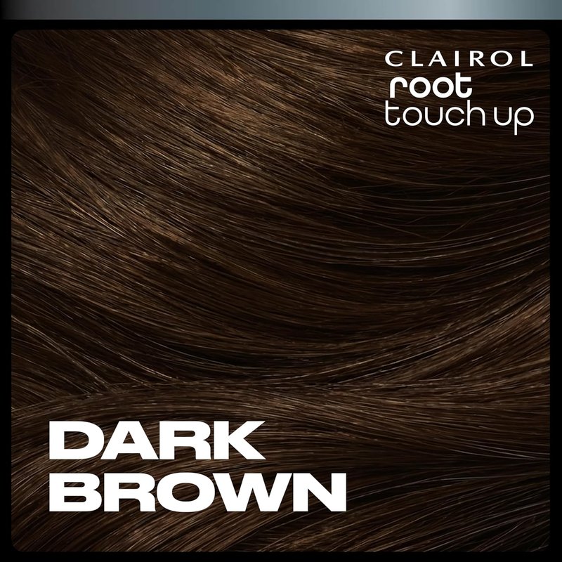 Clairol Root Touch-Up - 2-in-1 Temporary Hair Coloring Spray for Dark Brown Hair | Pack of 1