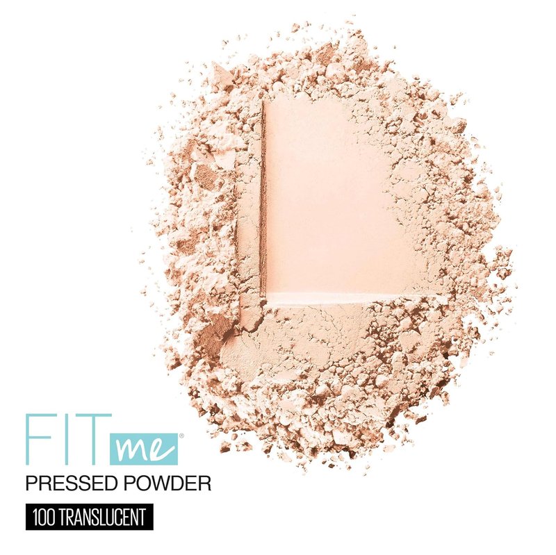 Maybelline Fit Me Matte + Poreless Pressed Face Powder - Translucent Finish, 1 Count
