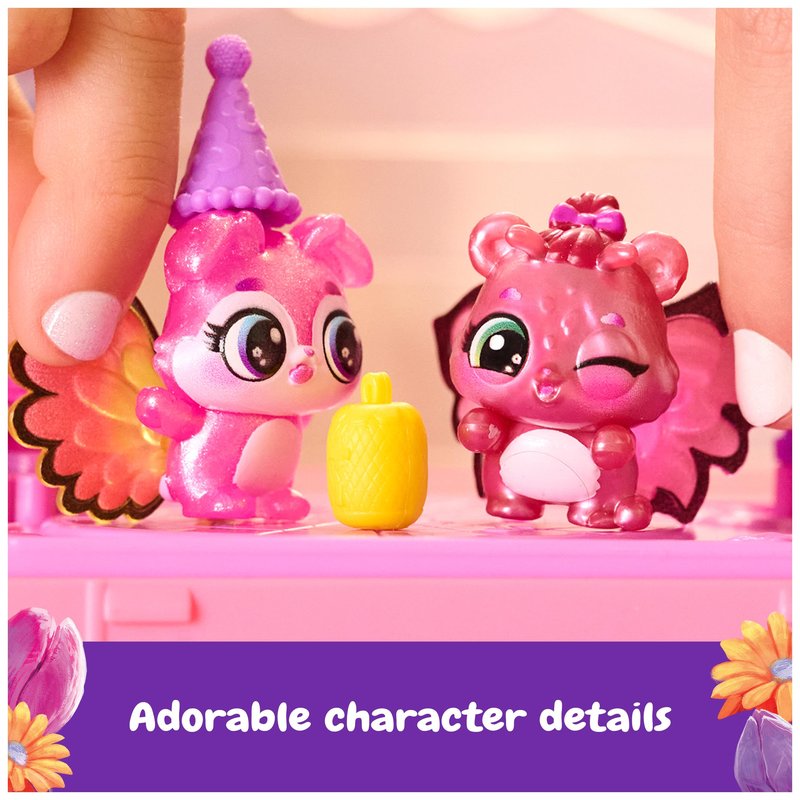 Hatchimals Bloomables, Bloom Bash Collectibles Pack with 6 Surprise Blind Box Characters, Over 15 Accessories, Terrarium & Dance Floor, Kids Toys for Girls & Boys Ages 4 and up