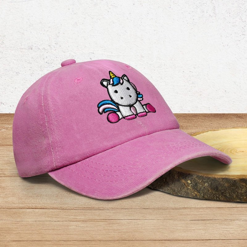 LSDY Embroidery Unicorn Hat for Girls Baseball Hat for Toddler Girl Baseball Cap Girls Hats for Kids Ages 4-8