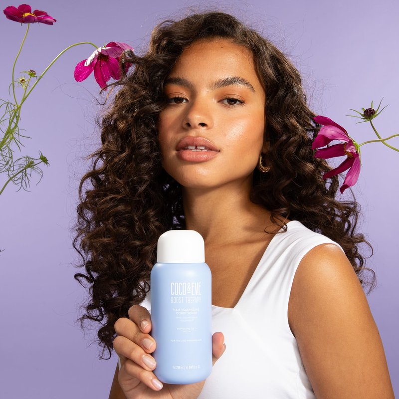 Coco & Eve Boost Therapy Hair Volumizing Shampoo with Biotin, Panthenol to Target Hair Thinning, Enhance Volume and Density. Strengthening, Thickening Shampoo for Fuller, Healthier Hair (9.47 fl oz)