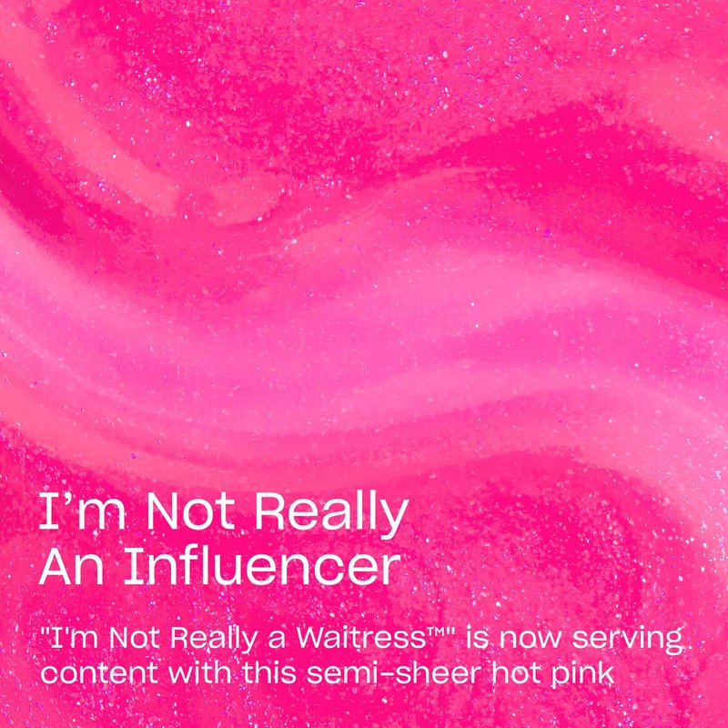 OPI Infinite Shine I’m Not Really an Influencer | Semi-Sheer Bright Neutral Pink Fuchsia with Glitter Long Wear Nail Polish | The New OPIcons Collection | Spring 2026