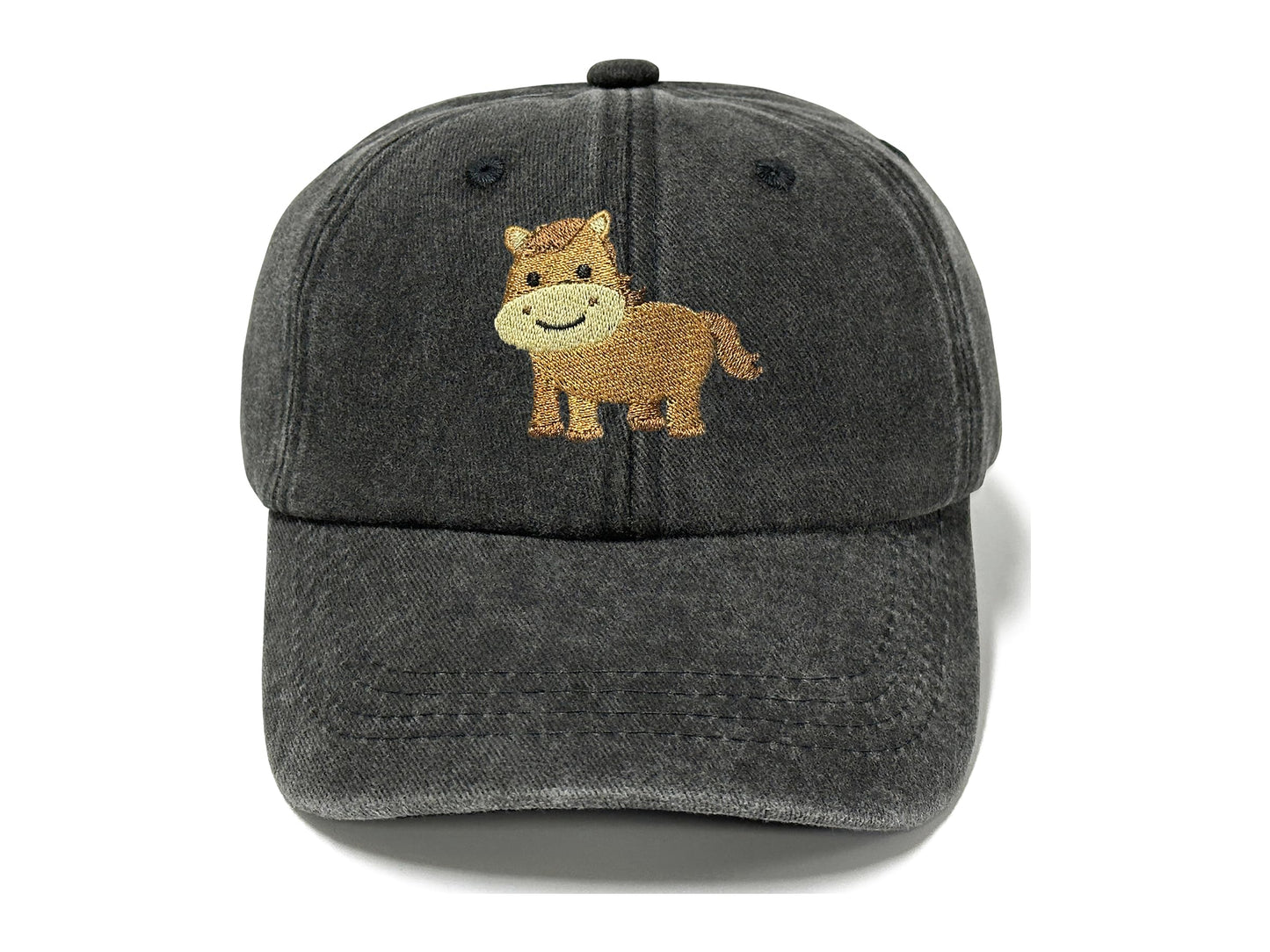 Horpe Horse Gift for Kid, Pony Lovers Baseball Cap, Farm Animal Lover Hat for Boys and Girls, Adjustable Embroidered Present for Zoo Trips and Birthday Party