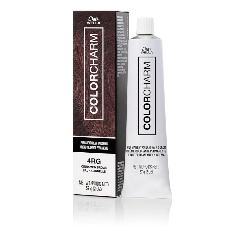 COLORCHARM Permanent Cream Hair Dye | Auburn, Red Violet Hair Colors | Burgundy, Copper, Cherry Cola Shades | 100% Gray Coverage | Vegan, Free of Phthalates & Parabens | 2 oz.