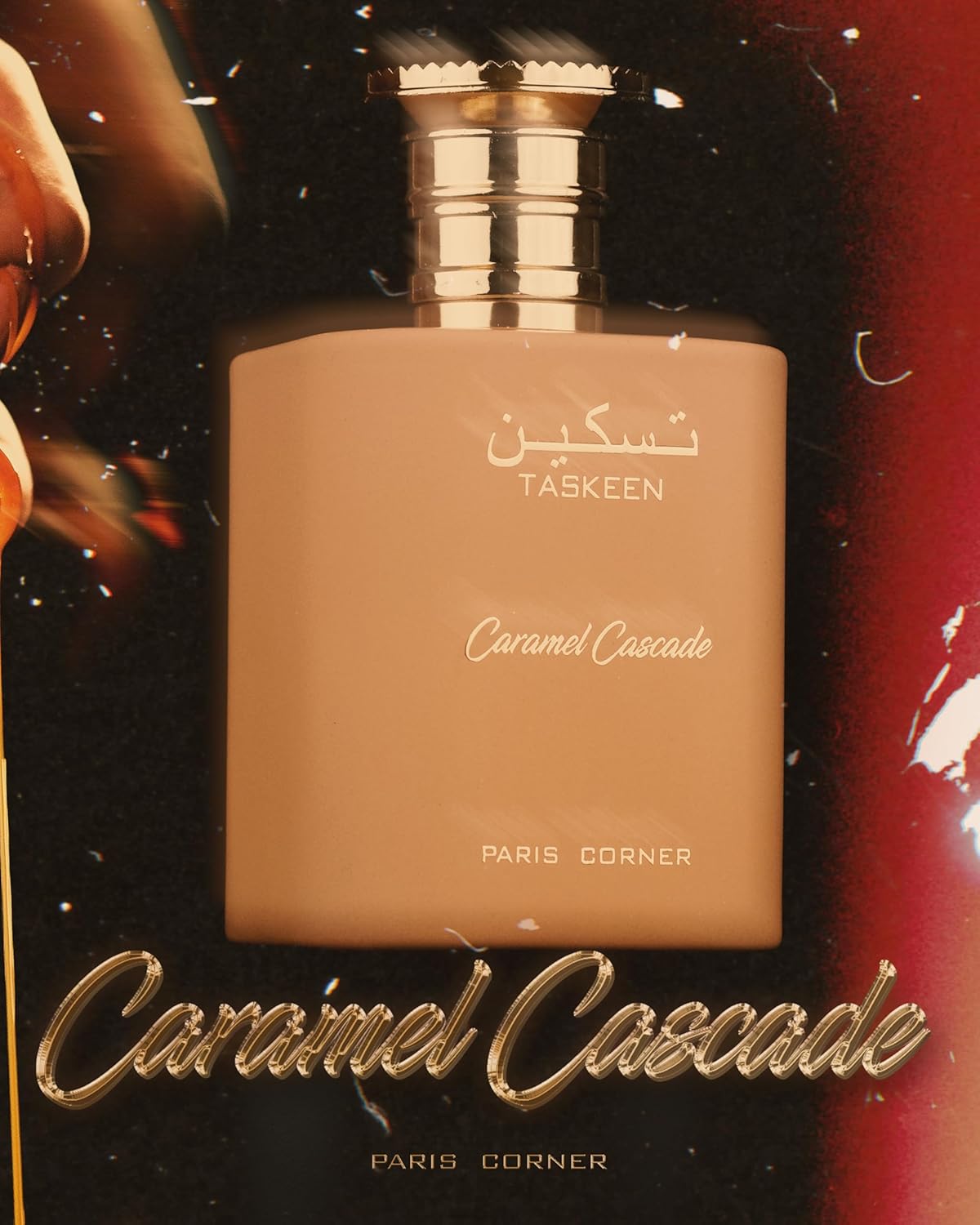 Taskeen - Caramen Cascade by Paris Corner for Unisex - 3.4 oz EDP Spray