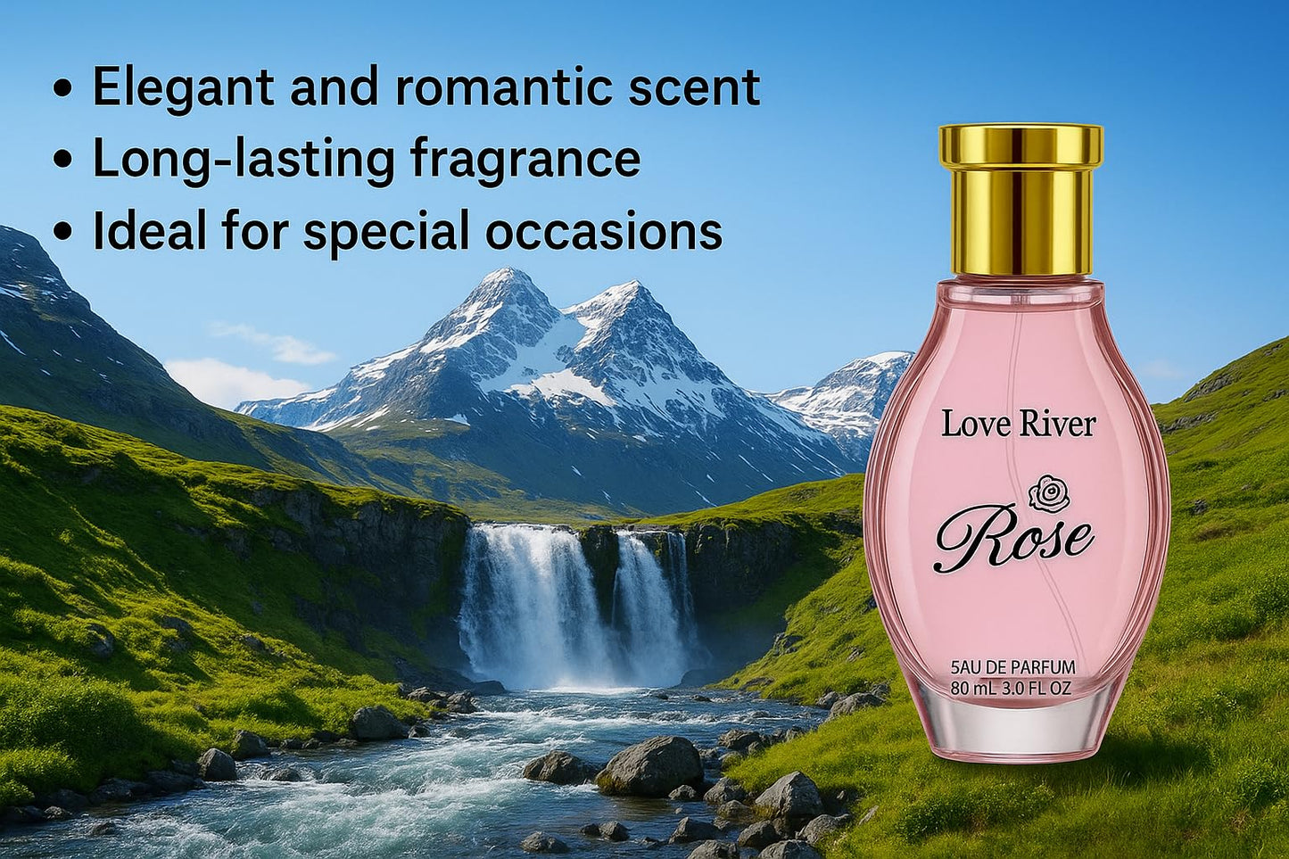 Women's Perfume, Luxurious Long Lasting Eau de Parfum for Ladies, Floral Fragrance with Bergamot, Peony, Lily of the Valley, 90mL, 3.0 FL.OZ.