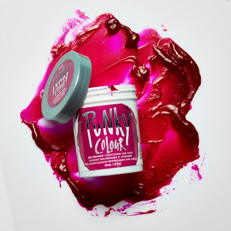 Punky Colour Flamingo Pink Hair Color - Vibrant Semi-Permanent Dye, Vegan & Cruelty-Free, 3.5 fl oz
