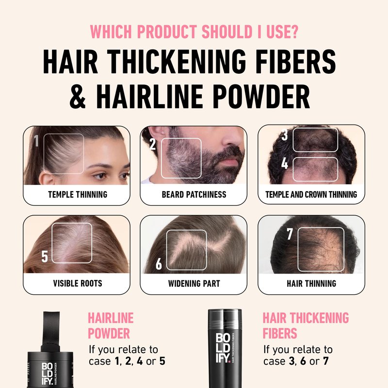 BOLDIFY Hairline Powder (LARGE, 10g) - Water-Resistant Root Touch Up Hair Color for Gray Coverage - 24-Hour Stain-Proof, Mess-Free Hair Powder for Thinning Hair - Dark Blonde