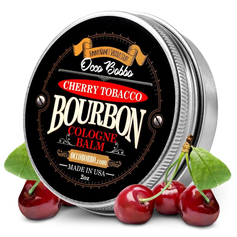 Handy Hound Occo Bobbo Cherry Tobacco Bourbon Cologne for Men - Mens Solid Cologne Bourbon - Bold and Masculine Scent - Perfectly Crafted for the Modern Man - Made in the USA (2 oz)