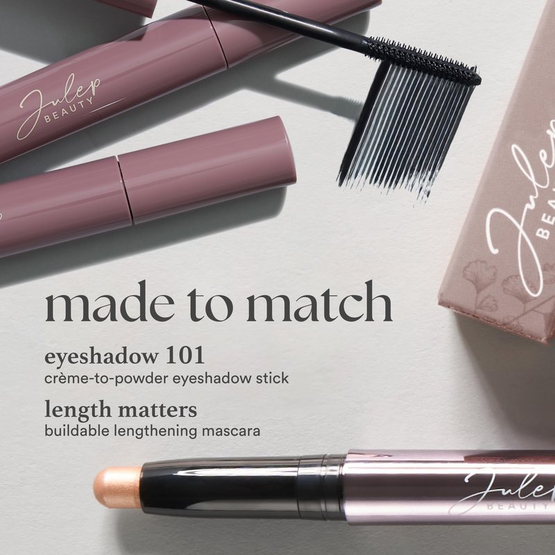 Julep Eyeshadow 101 Cream-to-Powder Waterproof Eyeshadow Stick – Khaki Green Shimmer – Long-Lasting, Buildable, Crease-Proof, Cruelty Free, Shimmer Finish with Built-In Smudger