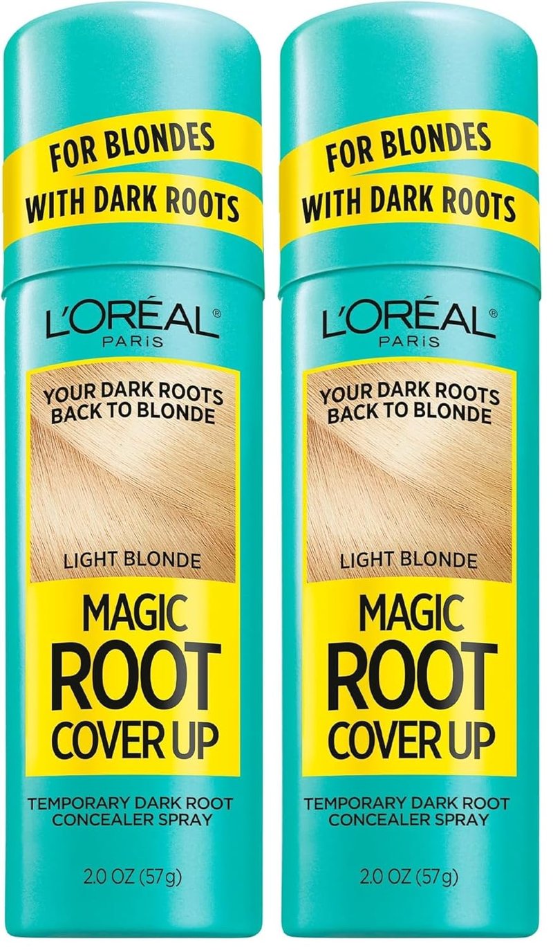 L'Oreal Paris Magic Root Cover Up Spray - Blonde Color Concealer, Ammonia-Free | 2 Pack, 2 fl. oz. Each