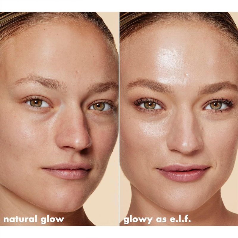 e.l.f. Halo Glow Liquid Filter - Complexion Booster for Glowing Skin | Infused with Hyaluronic Acid, Vegan, 3 Light/Medium
