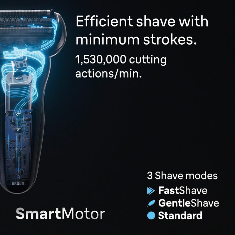 Braun Electric Razor for Men Series 7 - 4-in-1 Shaver with Precision Trimmer & Extra Head | S7 7187ps