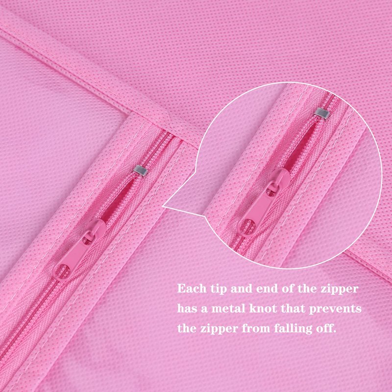 10 PCS Hair Extension Storage Holder - Wig Organizer for Multiple Wigs - Waterproof and Portable (PINK)