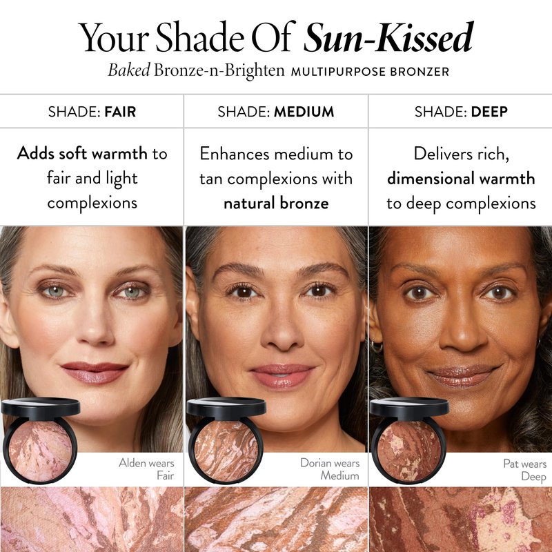LAURA GELLER NEW YORK Baked Bronze-N-Brighten Bronzer Powder - Fair - Natural Bronze Glow