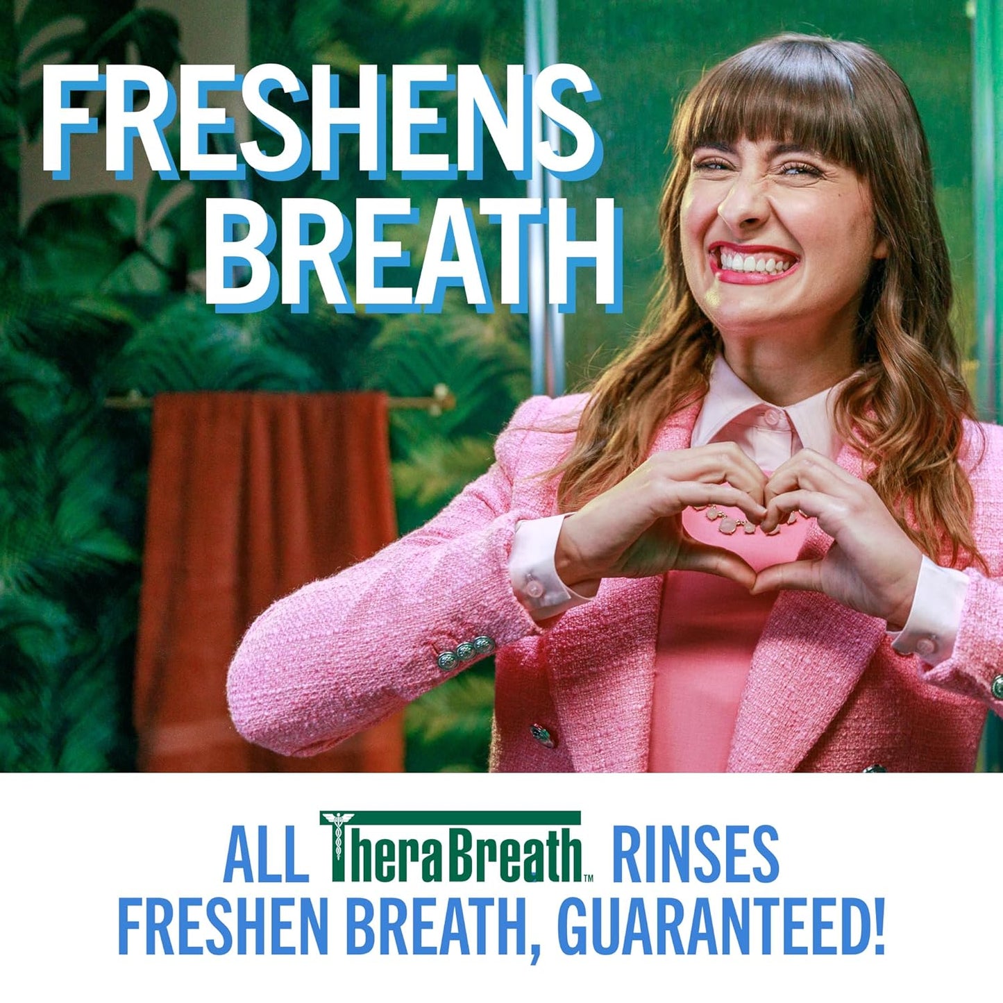 TheraBreath Fresh Breath Mouthwash - Icy Mint Flavor, Alcohol-Free, 16 Fl Oz | Pack of 2