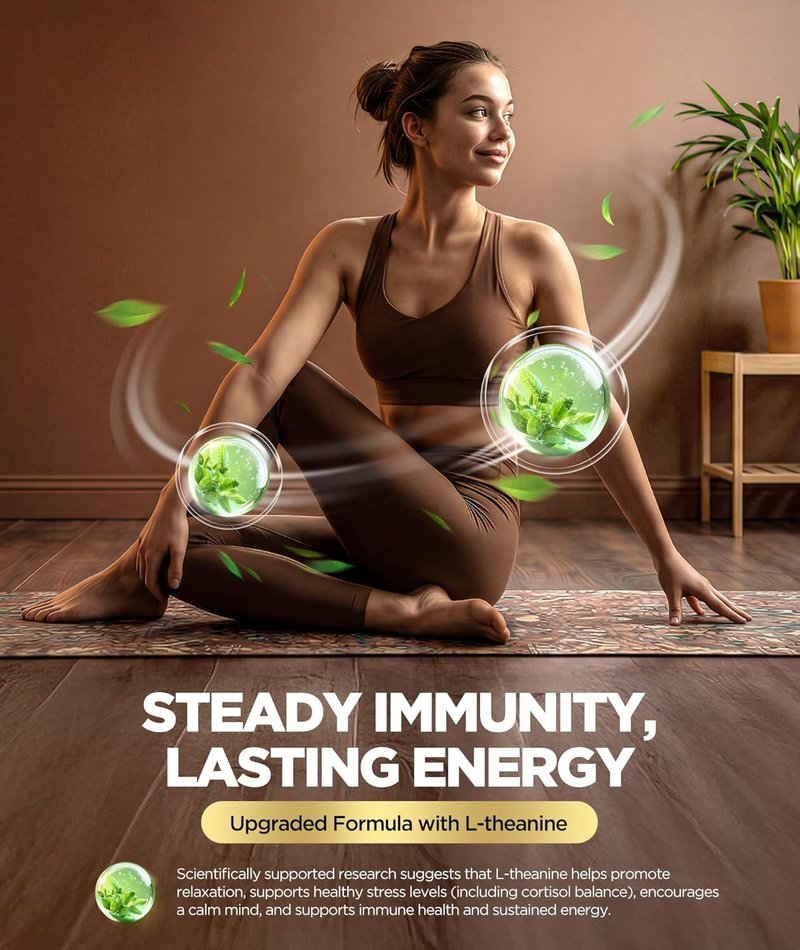 Mushroom Coffee - 15 Natural Mushrooms for Focus & Energy | Medium Roast, Vegan, 40 Servings