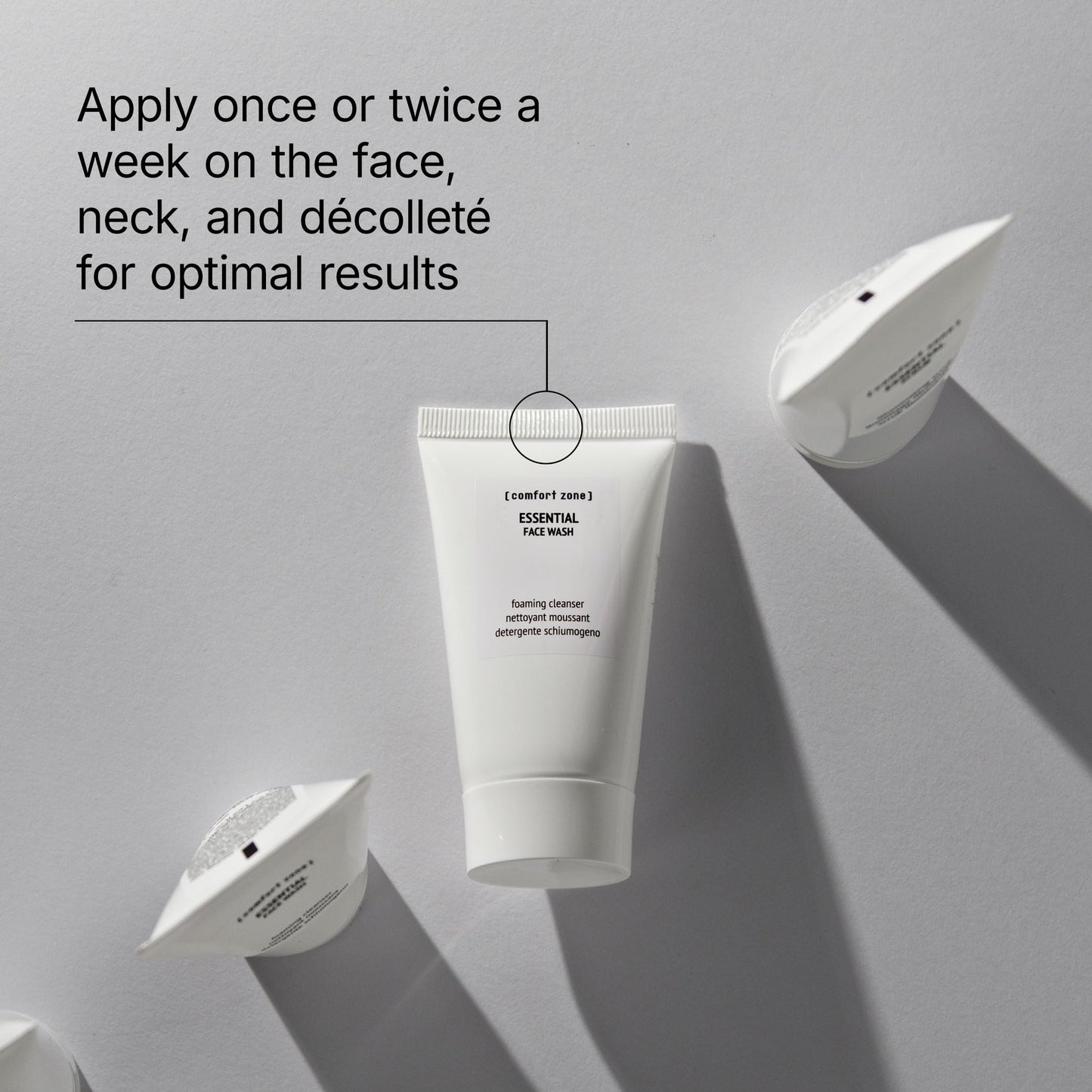 [ comfort zone ] Essential Scrub, Illuminating Refining Exfoliator, Removes Impurities, Minimizes Pores, Smooths Skin, Clean Beauty, Vegan, Made in Italy, Silica Particles, Jojoba Spheres, 2.02 Fl Oz