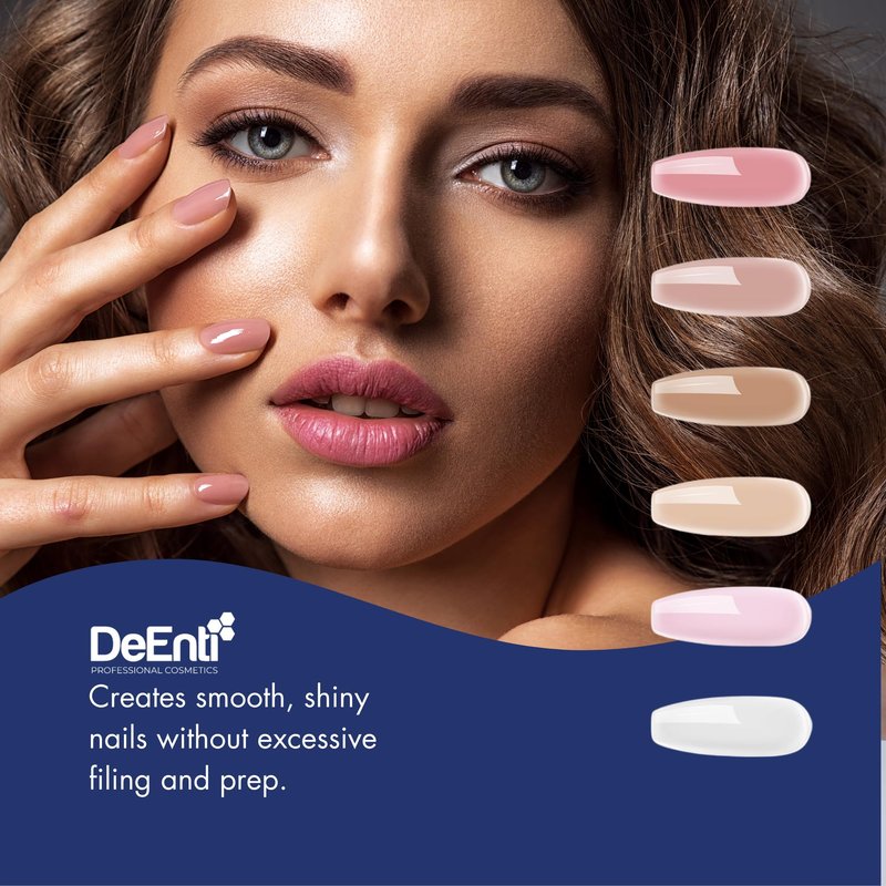DeEnti Acrylic Nail Powder - 2oz Dark Pink|Professional Grade, Bubble-Free Acrylic Powder for Nails | Long-Lasting, Chip-Resistant Nail Acrylic Powder for Carving, Extensions & Fake Nails