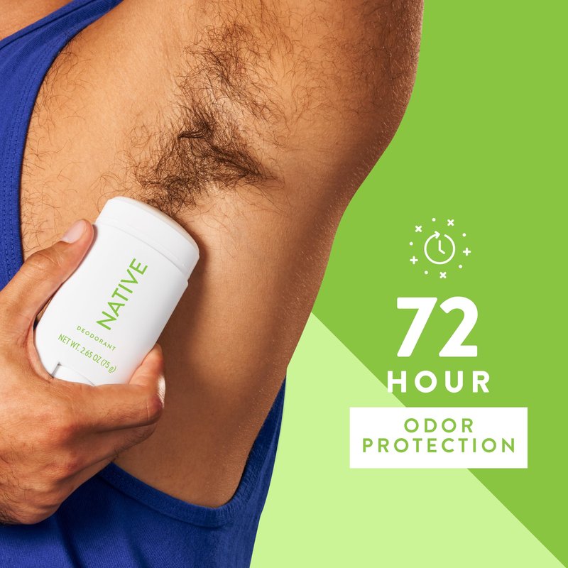 Native Plastic Free Deodorant Contains Naturally Derived Ingredients, 72 Hour Odor Control | Deodorant for Women and Men, Aluminum Free with Baking Soda, Coconut Oil and Shea Butter | Cucumber & Mint