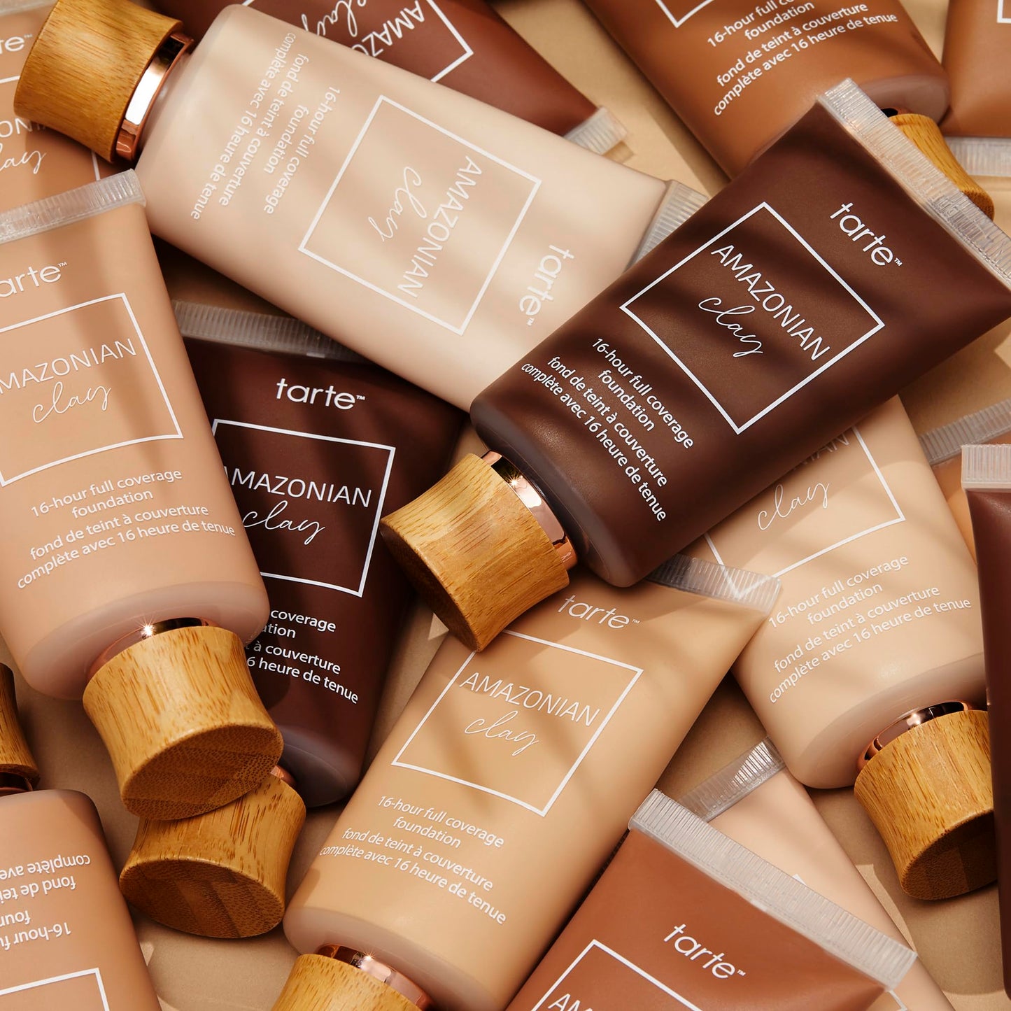 tarte Amazonian clay 16-hour Full Size coverage foundation – Matte Finish Foundation, Vitamin E for Hydration & Smooth Looking Skin, Vegan & Cruelty-Free, full size, light beige