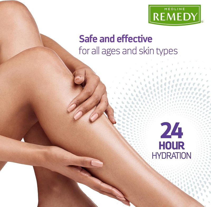 Medline Remedy Clinical Skin Cream - Fragrance-Free Moisturizer for Dry Skin | 12 fl oz, Hypoallergenic Lotion