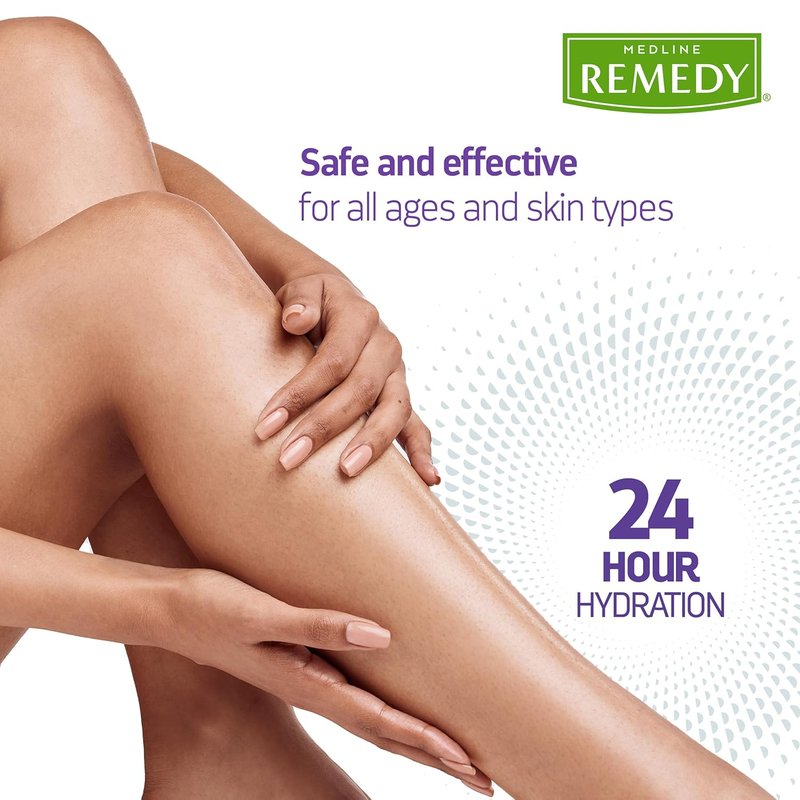 Medline Remedy Nourishing Skin Cream - Unscented Paraben-Free Moisturizer | 16 Fl Oz