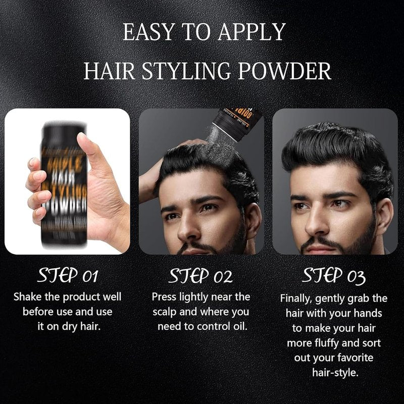 Goiple Hair Styling Powder - 3PCS Natural Look Volumizing & Texturizing 1.05oz | Flexible Hold, Easy Application