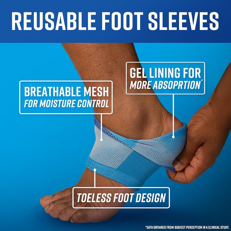 O’Keeffe’s Heel Repair Kit - Intense Renewal Foot Cream & Reusable Foot Sleeves | Exfoliates & Softens Dry Heels (1 Pair)