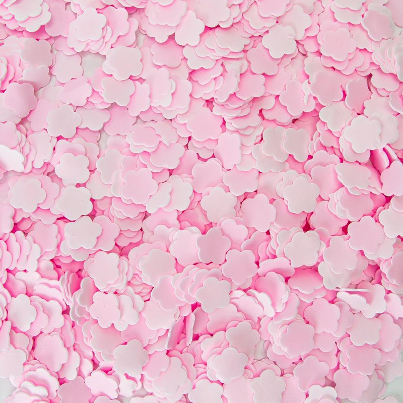 BuleVina 1000 Sheets Portable Soap Confetti Bath, Disposable Paper for Gentle Hand Washing Petals, Fragrance Wash for Women and Men, Perfect for Travel Hiking Toiletry (Pink)