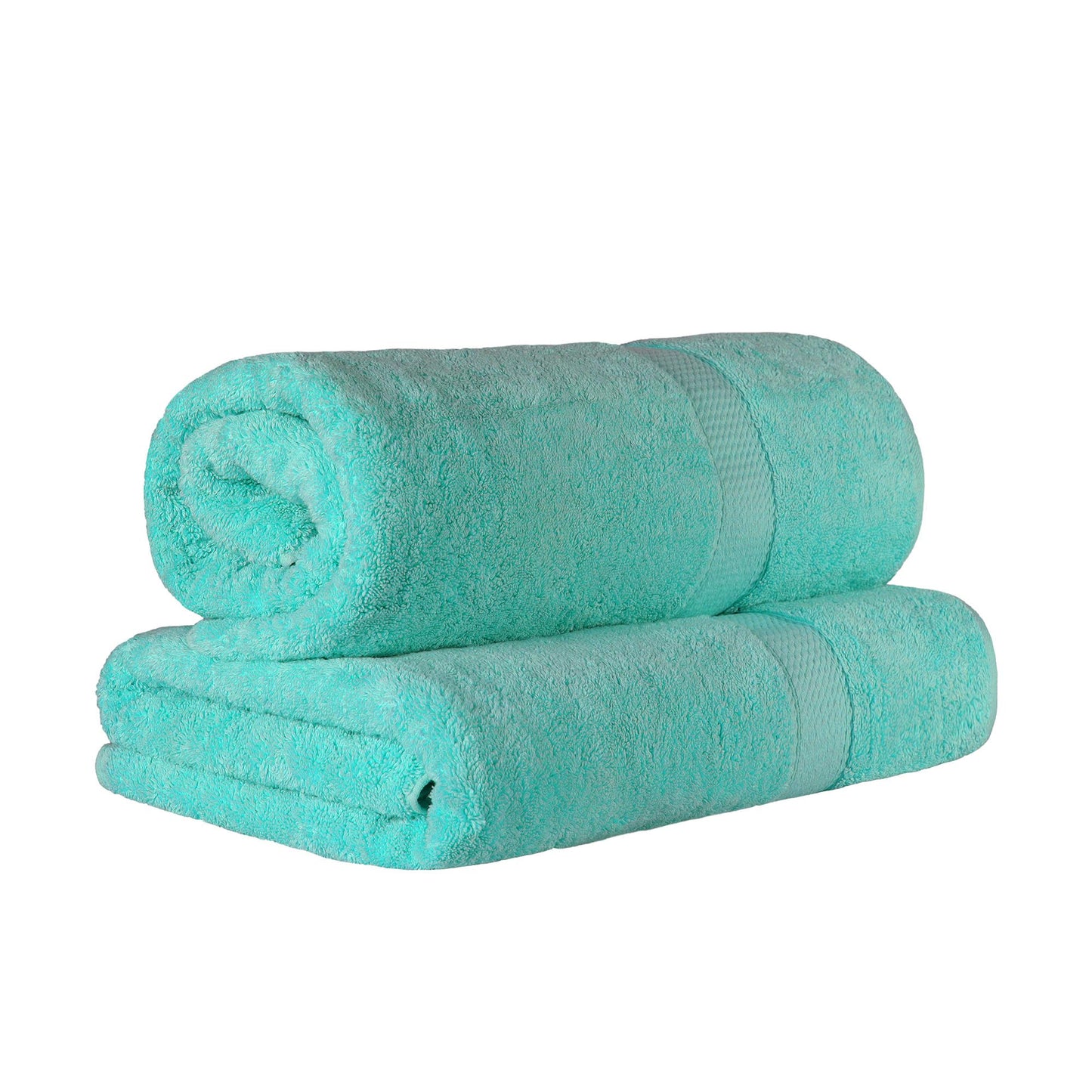 SUPERIOR Egyptian Cotton Pile Heavyweight Bath Sheet, 2 Piece Set,