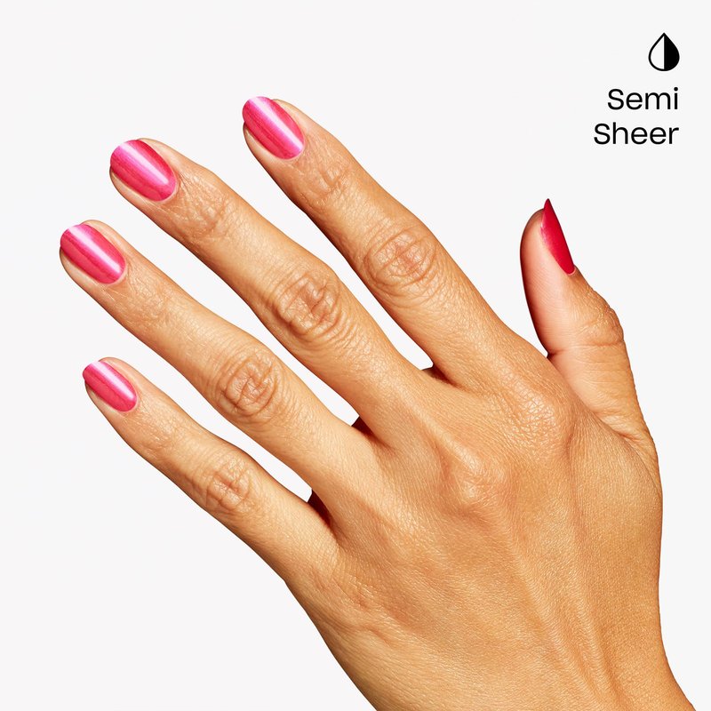 OPI Nail Lacquer Pompeii Pink | Semi-Sheer Medium Cool Rose Pink with Shimmer Chip Resistant Nail Polish | The New OPIcons Collection | Spring 2026