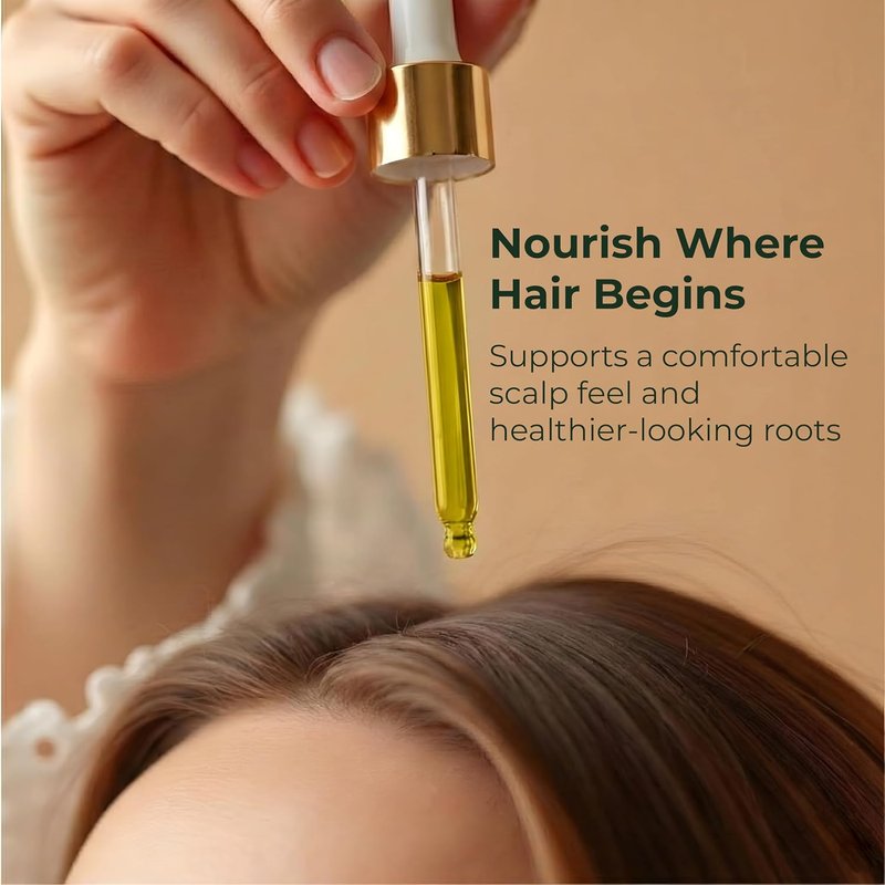 Organic Rosemary Oil for Hair Growth - Infused with Biotin, Castor Oil & Peppermint for Stronger Roots | 3.38 fl oz