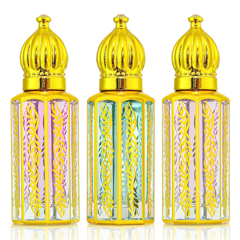 MR.A 3Pack Arabian Perfume for Women, Arabic Long Lasting Roll On Parfum Oils Gift Set, Luxury Arab Parfume Oil for Women Travel Mini Size, Eau de Parfum Parfume, Arabe Roller ball Pheromone Perfume