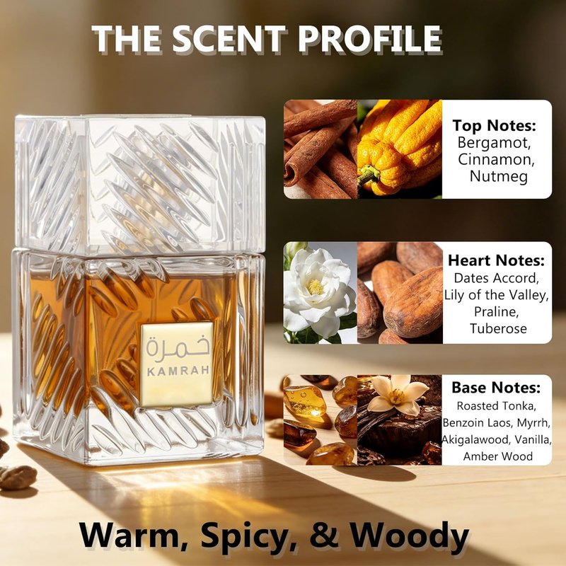 Skiennix Eau De Parfum - Long Lasting Warm & Spicy Fragrance | 3.4 Oz Elegant Crystal Bottle