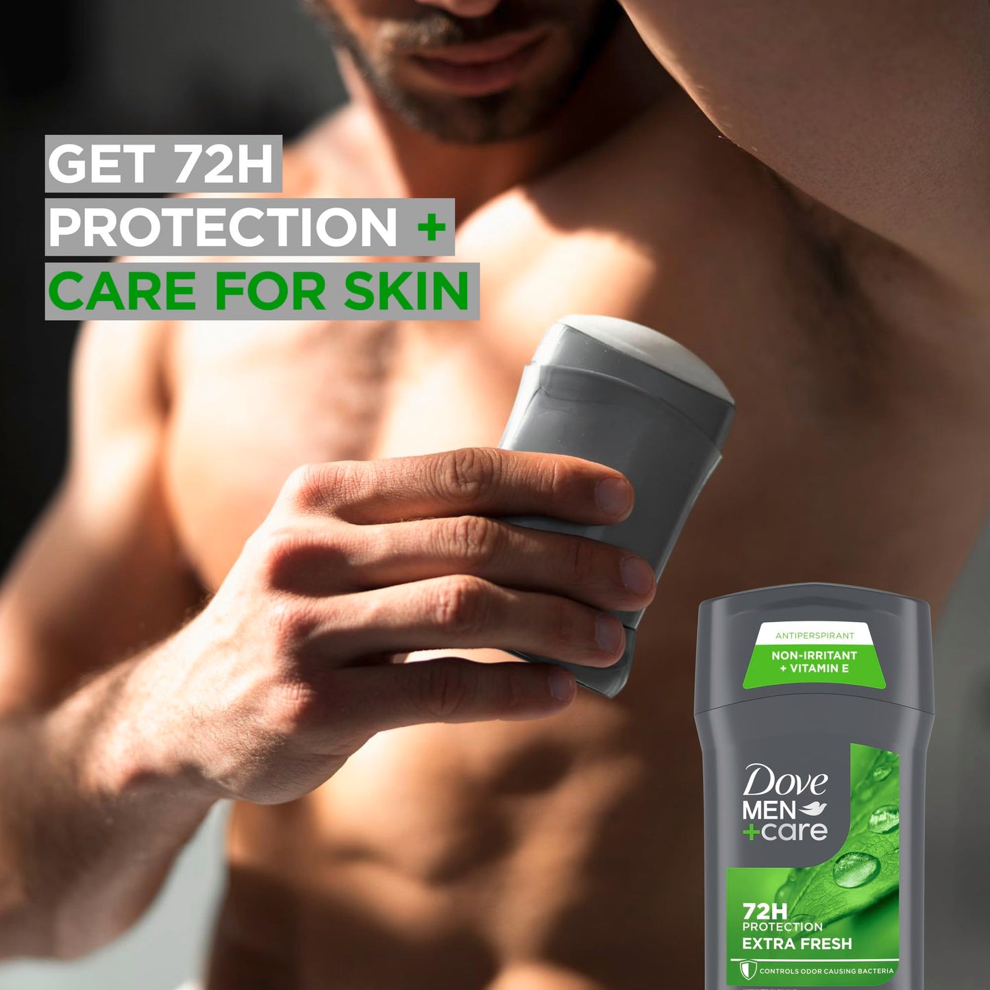 Dove Men+Care Antiperspirant Stick Extra Fresh 2.7 oz, Twin Pack