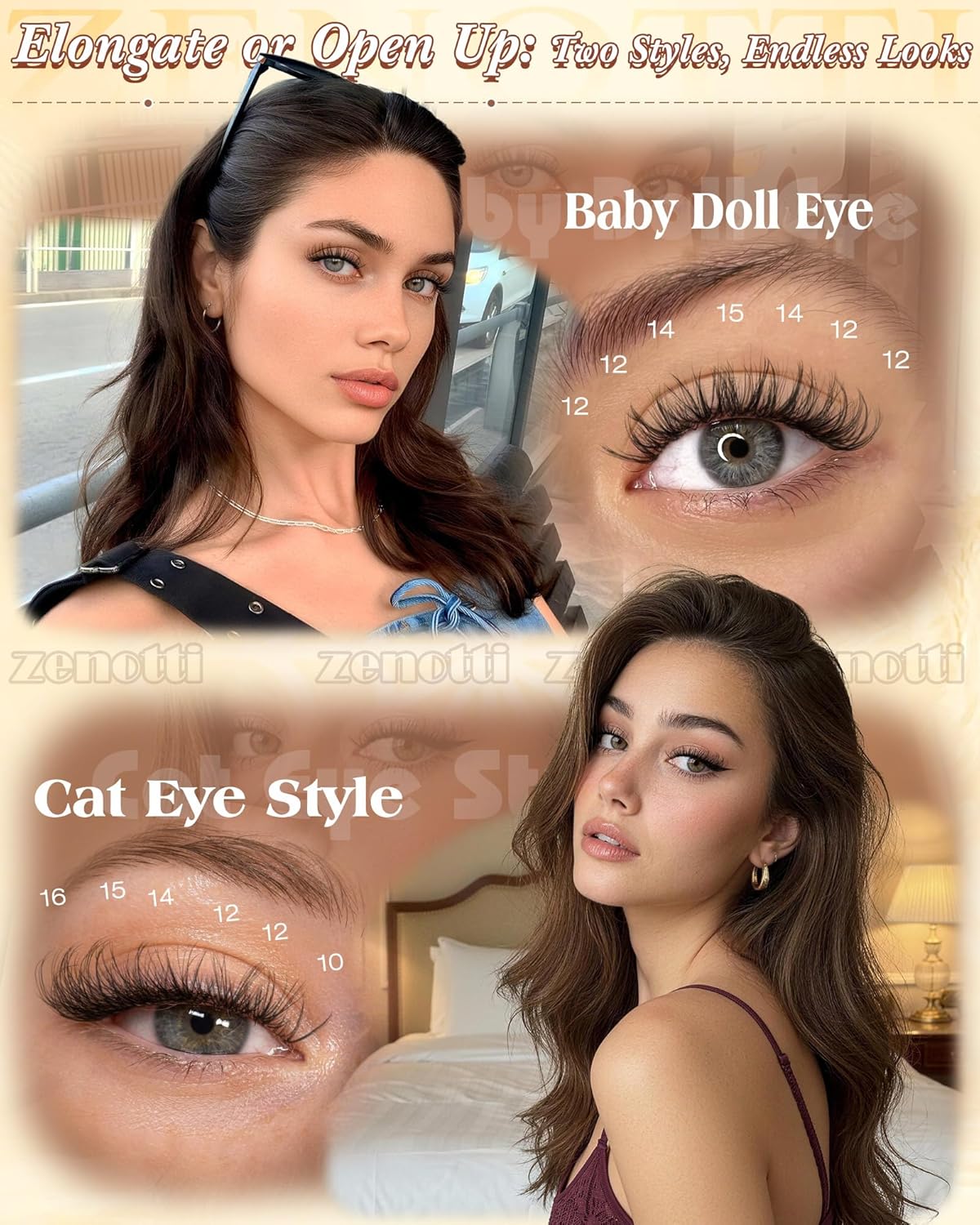 Spider Breeze Lash Clusters - DD Curl 180PCS Natural Wispy Eyelash Extensions | Kim K Style with Invisible Band