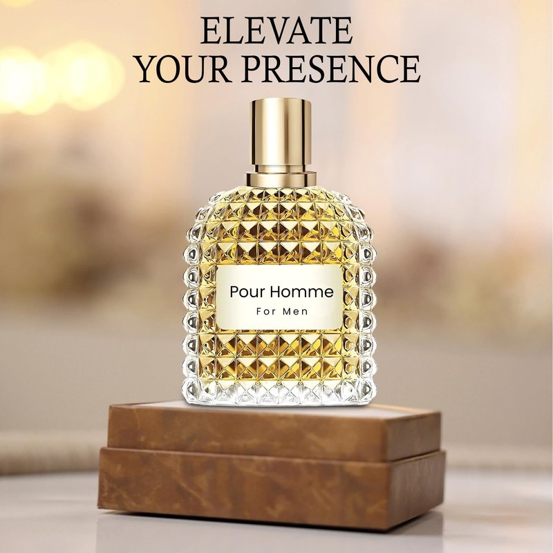 A CENTER Men's Cologne Gift Set 4 x 3.4 FL oz|Luxury perfume with Premium Presentation Box|Perfect Valentine's Day Gift for Him|Long Lasting Fragrance(KlamathD&YValentine&VExcitedY&ValuableY)