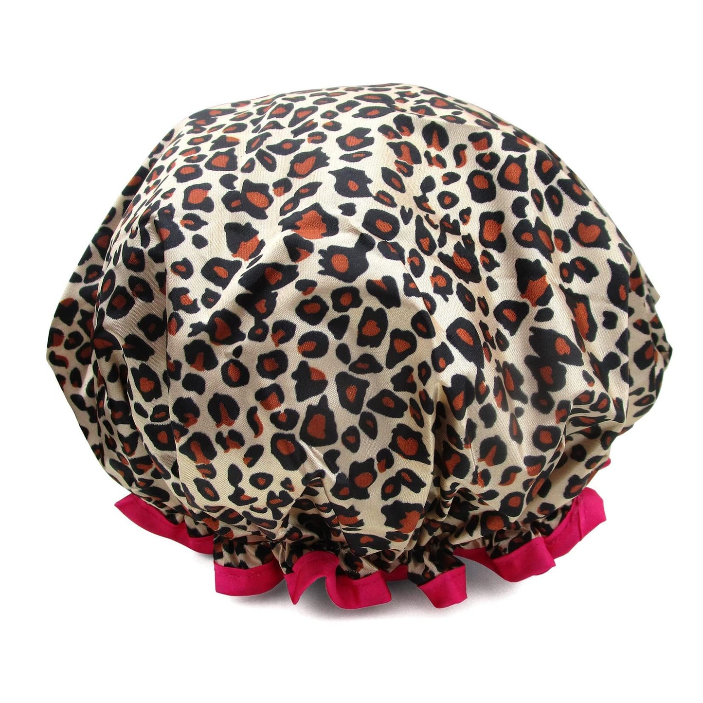 ZKLLGHE Shower Cap for Women,1 Pcs Shower Hat Waterproof-Double Layer-Reusable Elastic Bath Caps for Girls Spa Home Use,Hotel and Hair Salon …