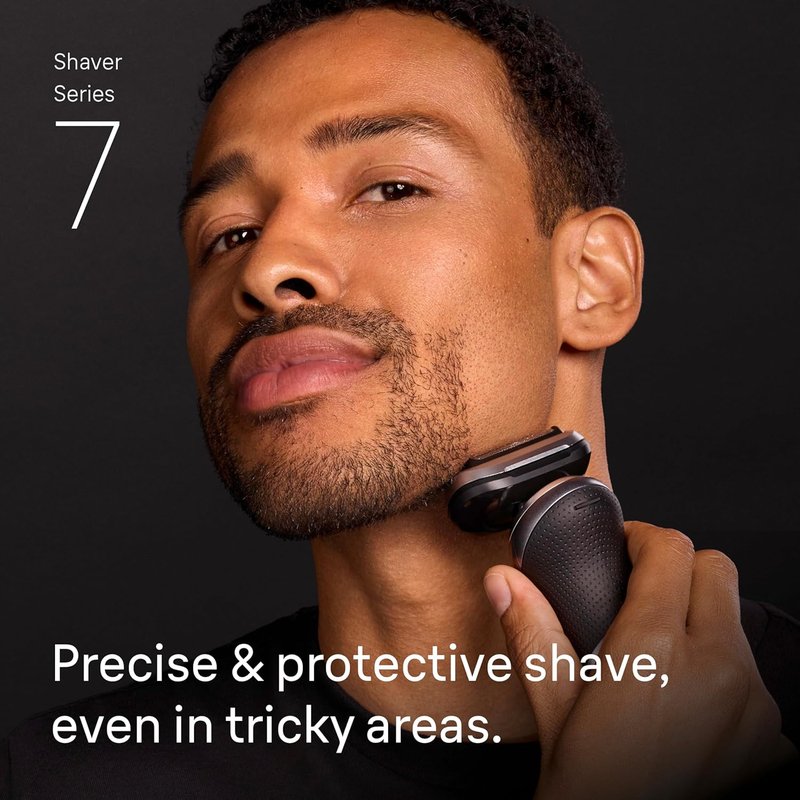 Braun Electric Razor for Men Series 7 - 4-in-1 Shaver with Precision Trimmer & Extra Head | S7 7187ps