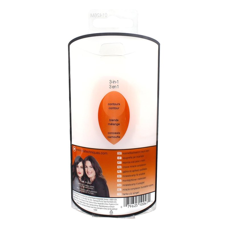 Real Techniques Miracle Complexion Makeup Sponge - Flawless Finish & Easy Blending