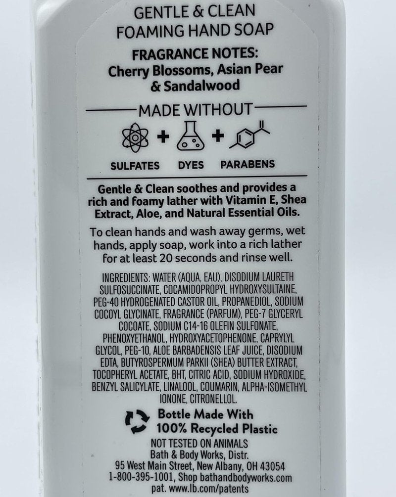 Bath and Body Works Foaming Hand Soap - Gentle & Clean, 8.75 fl. oz. | Variety 5-Pack