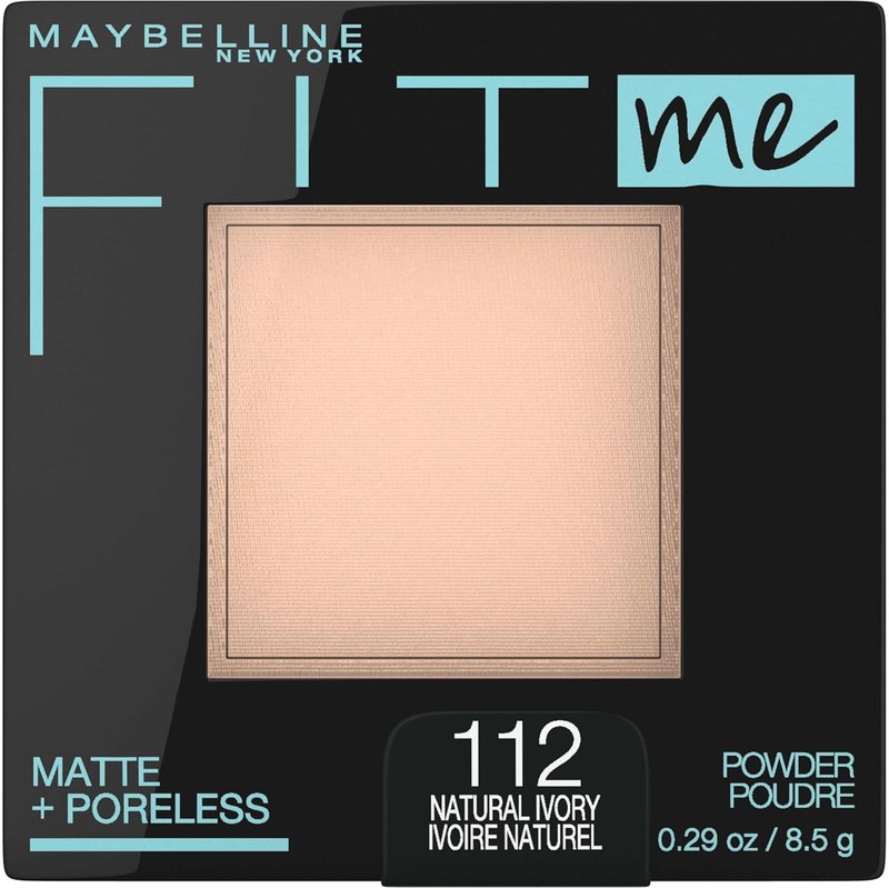 Maybelline Fit Me Matte + Poreless Face Powder - Natural Ivory, Flawless Finish, 1 Count