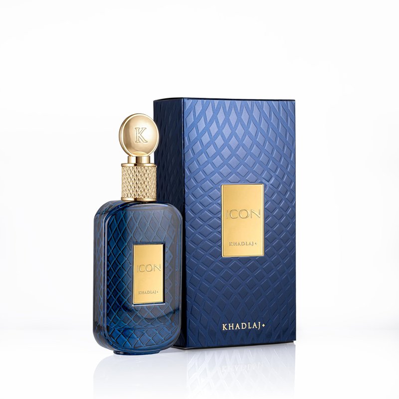 Khadlaj Icon – Citrus, Aromatic, Amber, Woody – Eau de Parfum Spray Long-Lasting Fragrance for Men, 3.4 Ounce / 100 ml