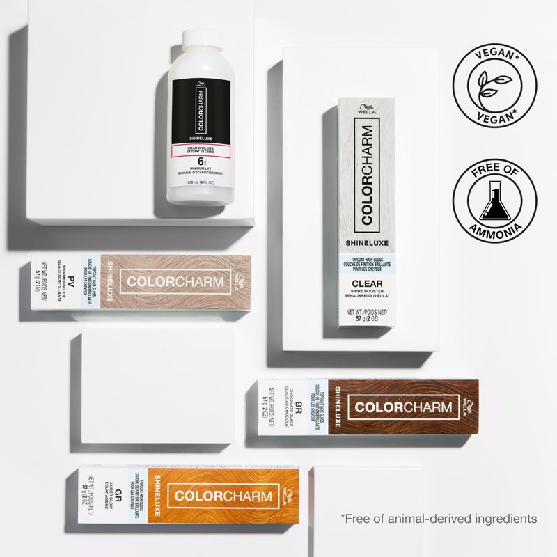 COLORCHARM ShineLuxe Top Coat Hair Gloss | Clear Shine Booster | 2 oz.