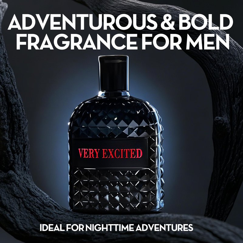 A CENTER Men's Cologne Gift Set 4 x 3.4 FL oz|Luxury perfume with Premium Presentation Box|Perfect Valentine's Day Gift for Him|Long Lasting Fragrance(ValentineMilaM&ValuabB&ValiantM&VExcitedB)
