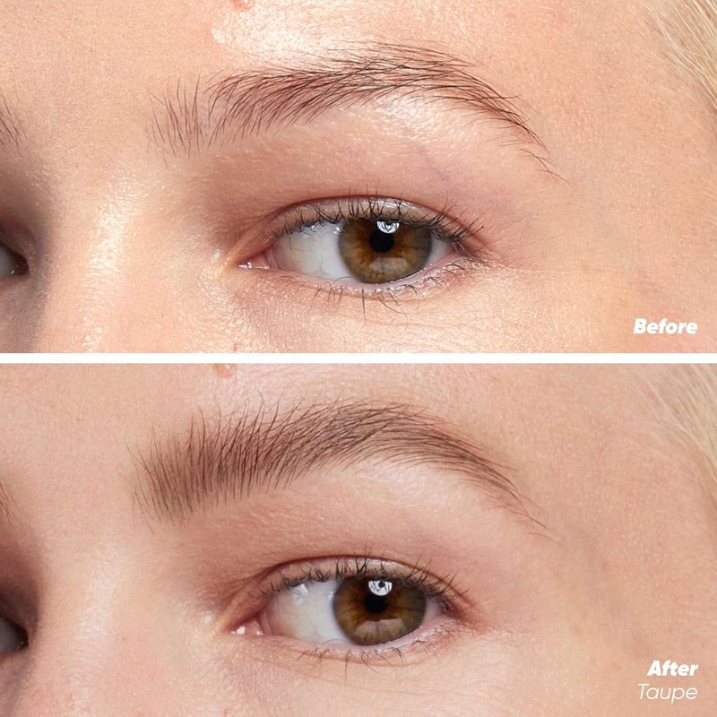 Kosas Air Brow Tinted Eyebrow Gel - Volumizing Formula for Flexible, Long-Lasting Hold | Taupe