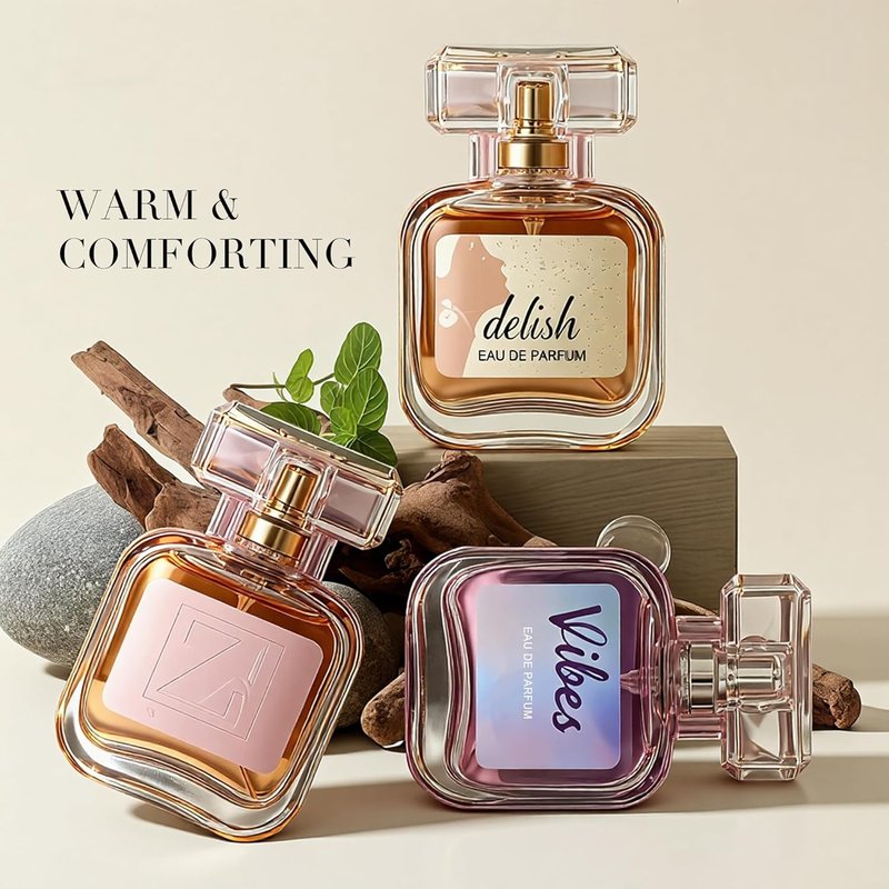 AFLUXE Women's Perfume Coffret Set - 4-Piece Luxury Eau de Parfum Collection | Long-Lasting Fragrance, 1.02 Fl Oz Each